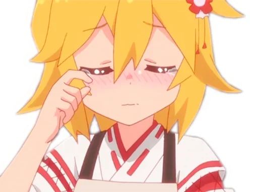 😂 Стикер «Sewayaki Kitsune no Senko san» для Telegram