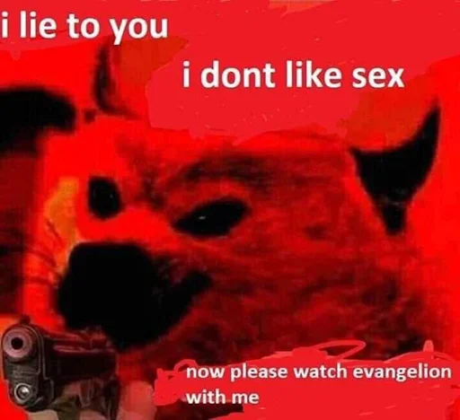 👄 Стикер «Sex must die» для Telegram