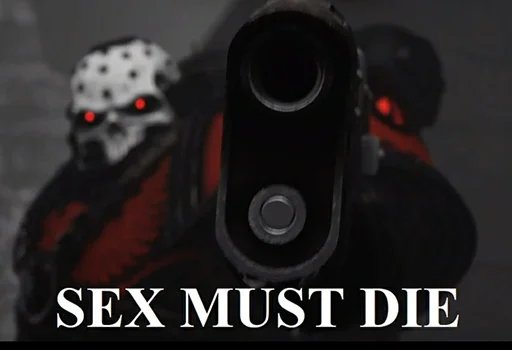 🔫 Стикер «Sex must die» для Telegram