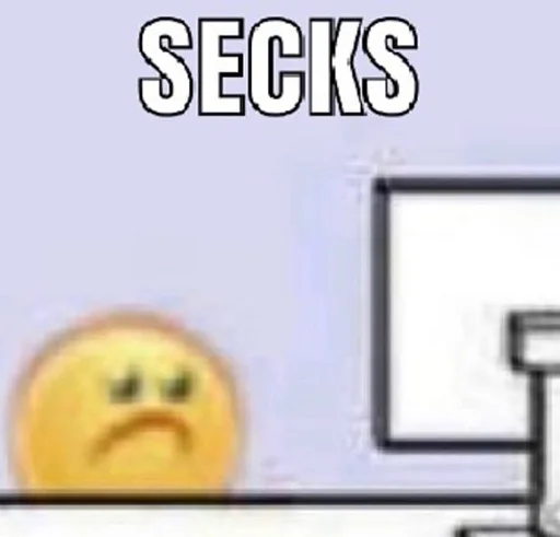 👎 Стикер «Sex must die» для Telegram
