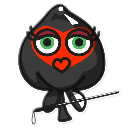 🖤 Стикер «Sexting» для Telegram