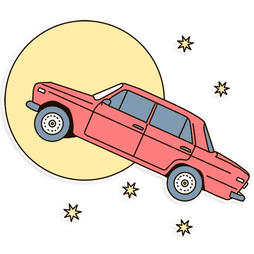 🚗 Стикер «Sex and the City» для Telegram