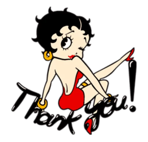 😉 Стикер «Секси Бетти» для Telegram