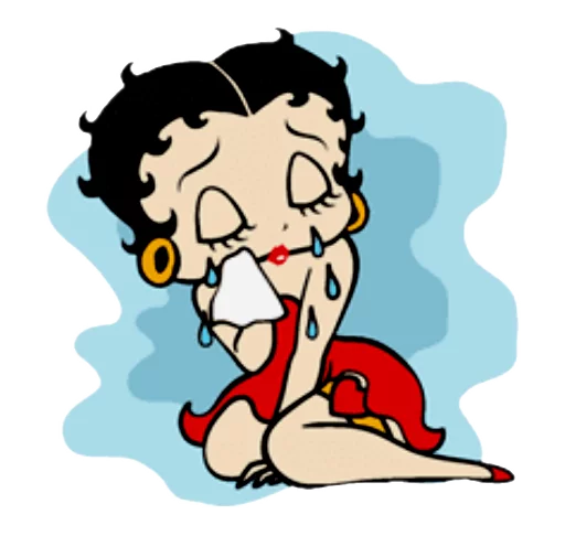 😢 Стикер «Секси Бетти» для Telegram