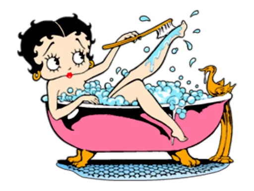 🛁 Стикер «Секси Бетти» для Telegram