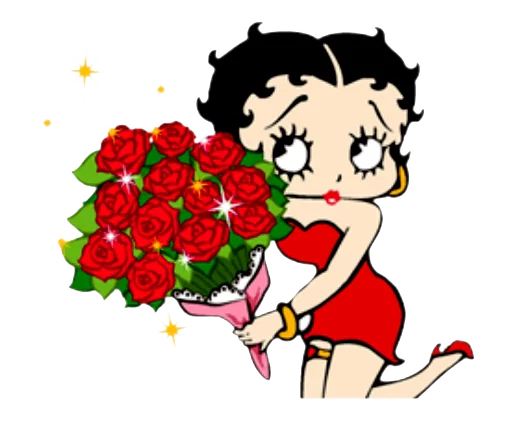 🌹 Стикер «Секси Бетти» для Telegram