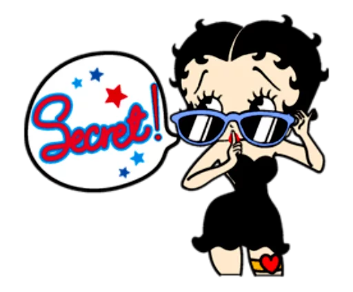 😼 Стикер «Секси Бетти» для Telegram