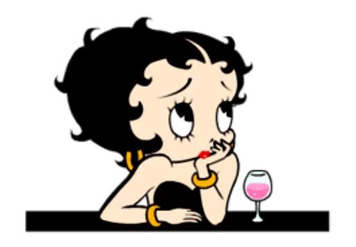 🍷 Стикер «Секси Бетти» для Telegram