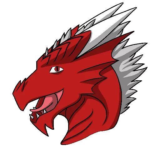 😜 Стикер «Sexy Red Dragon» для Telegram