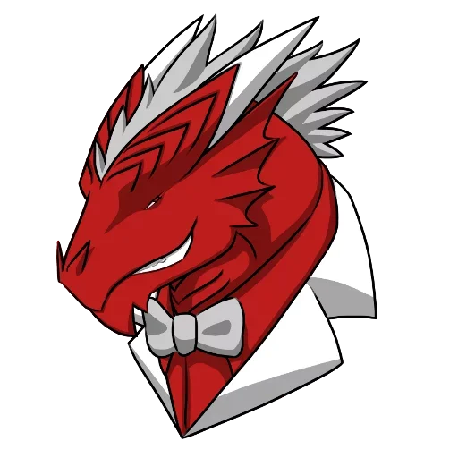 🤩 Стикер «Sexy Red Dragon» для Telegram