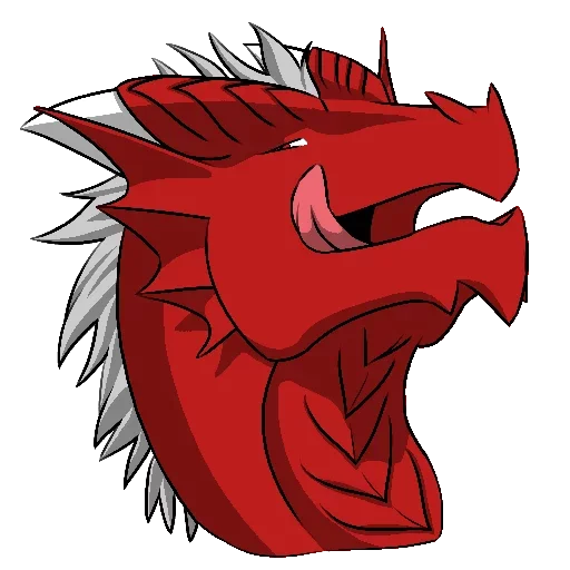 🤬 Стикер «Sexy Red Dragon» для Telegram