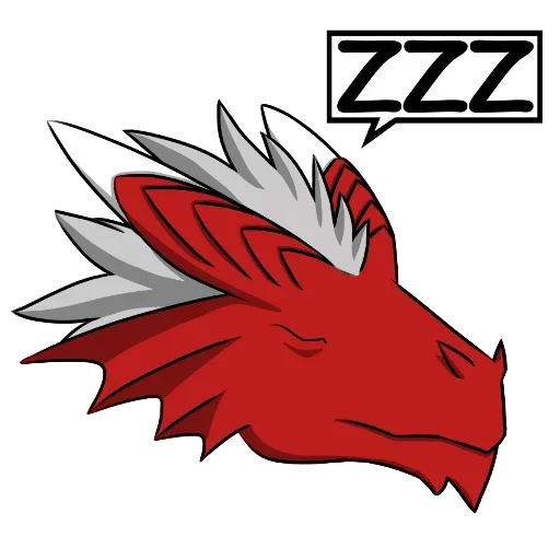🤯 Стикер «Sexy Red Dragon» для Telegram
