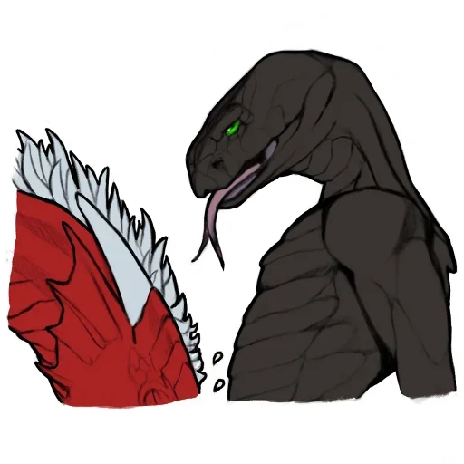 🥺 Стикер «Sexy Red Dragon» для Telegram