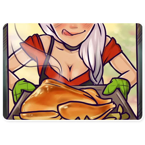 🍗 Стикер «SexySanta» для Telegram