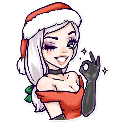 👌 Стикер «SexySanta» для Telegram