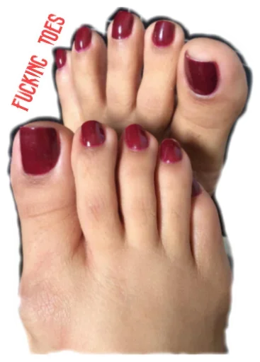 🥳 Стикер «Sexy Toes» для Telegram