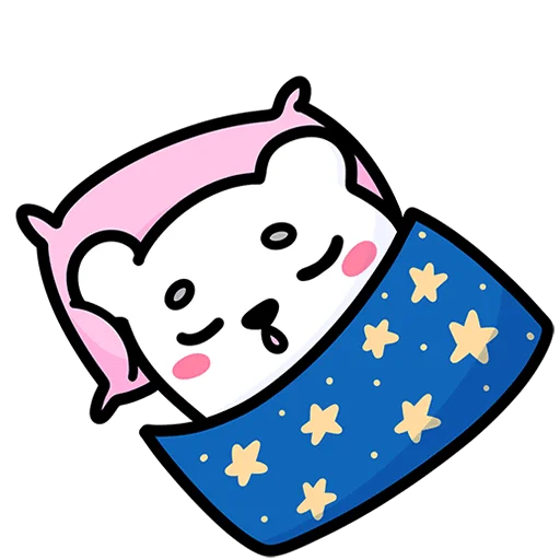 😴 Стикер «Медвежонок Арти Без Текста» для Telegram