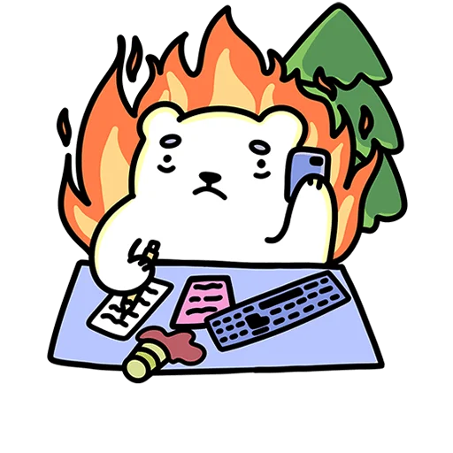 🔥 Стикер «Медвежонок Арти Без Текста» для Telegram