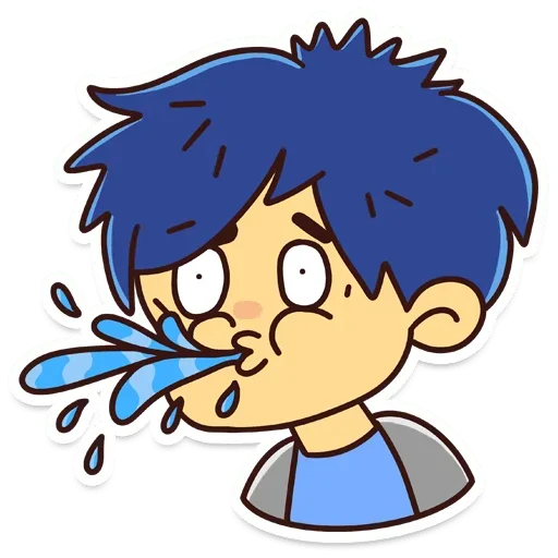 🤢 Стикер «Школьные деньки» для Telegram