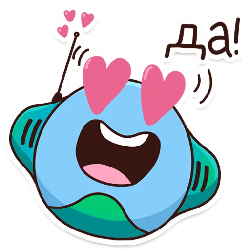 😍 Стикер «Внеземные технологии» для Telegram