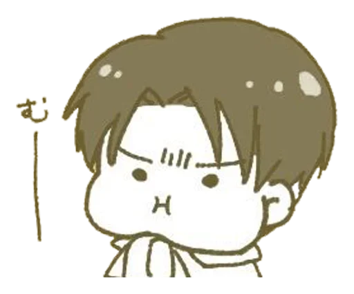 ❤️ Стикер «Eren / Levi» для Telegram