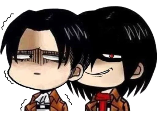 ❤️ Стикер «Eren / Levi» для Telegram