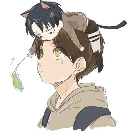 ❤️ Стикер «Eren / Levi» для Telegram