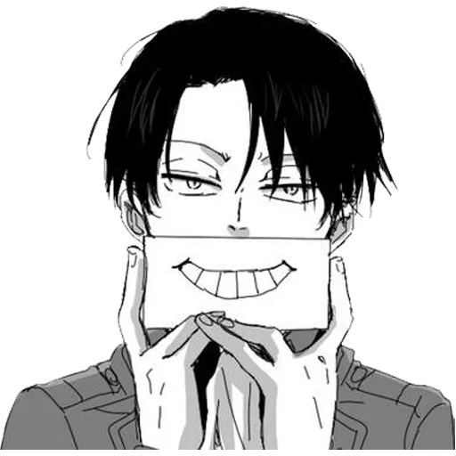 ❤️ Стикер «Eren / Levi» для Telegram