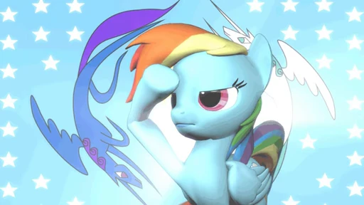 🫡 Стикер «SFM ponies» для Telegram