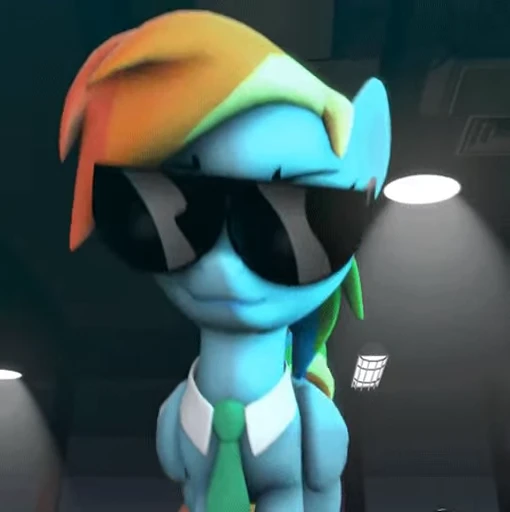 😎 Стикер «SFM ponies» для Telegram