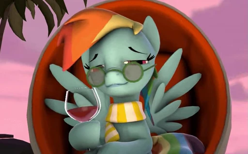 😎 Стикер «SFM ponies» для Telegram