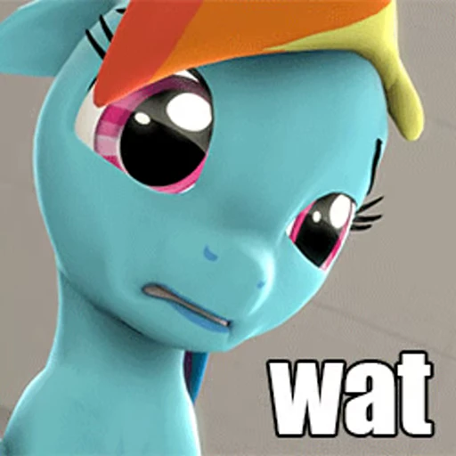 😥 Стикер «SFM ponies» для Telegram