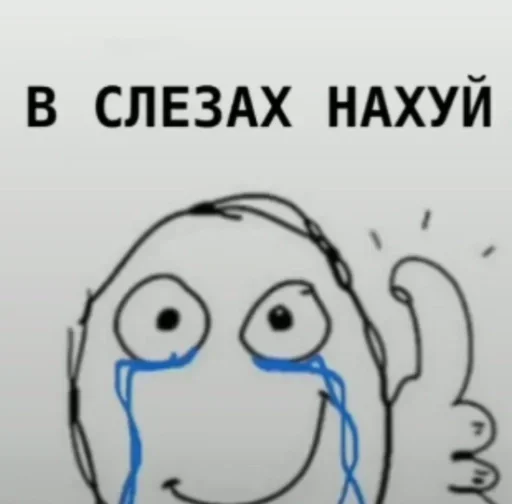 😭 Стикер «хуйняпиздец» для Telegram
