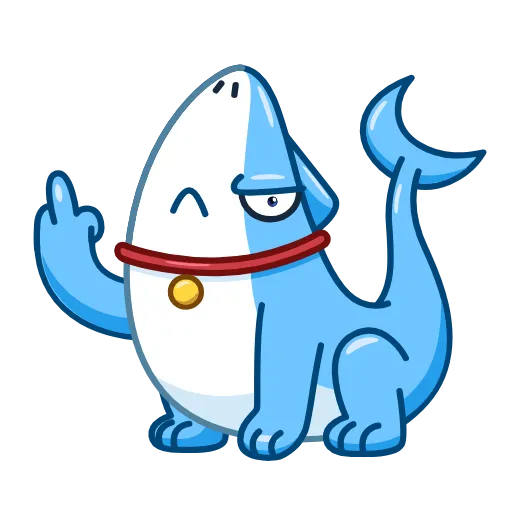 🖕 Эмодзи «Sharkpup» для Telegram