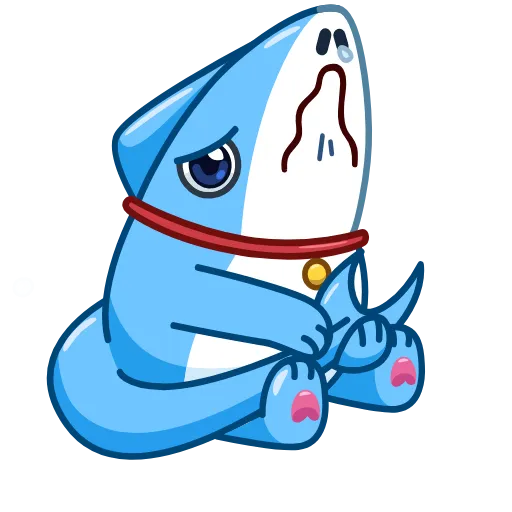 😭 Эмодзи «Sharkpup» для Telegram