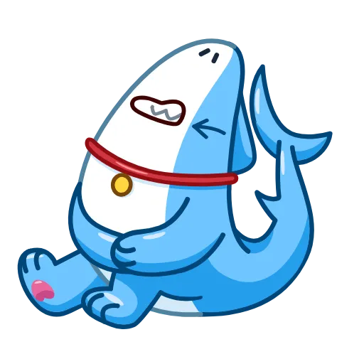 😖 Эмодзи «Sharkpup» для Telegram