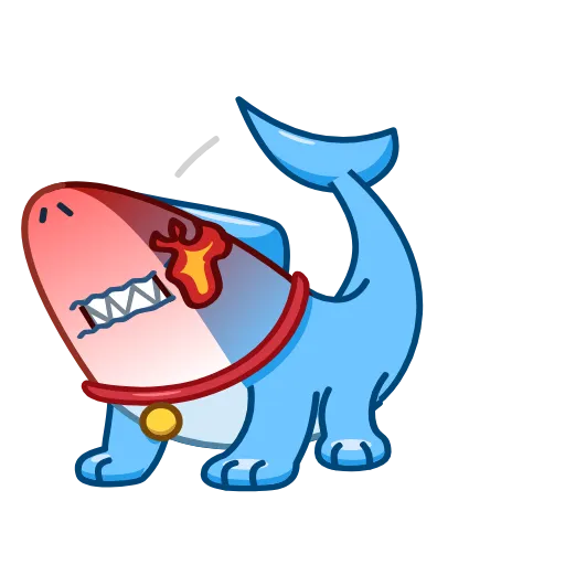 😡 Эмодзи «Sharkpup» для Telegram