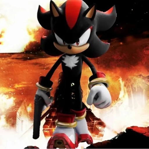 😇 Стикер «Shadow Hedgehog» для Telegram