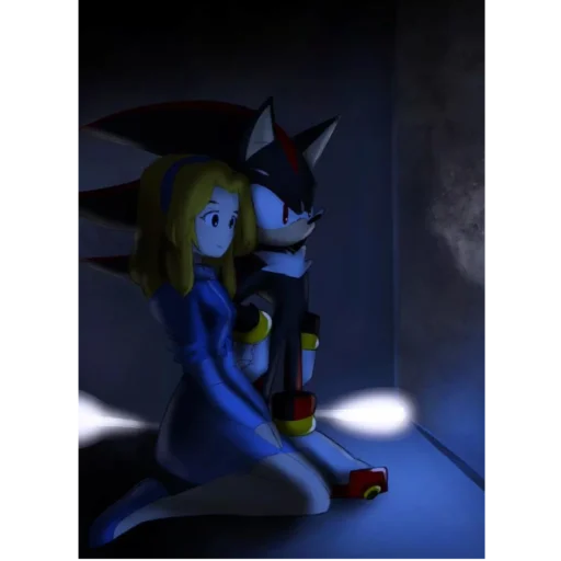 🌌 Стикер «Shadow and Maria» для Telegram