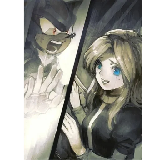 😰 Стикер «Shadow and Maria» для Telegram