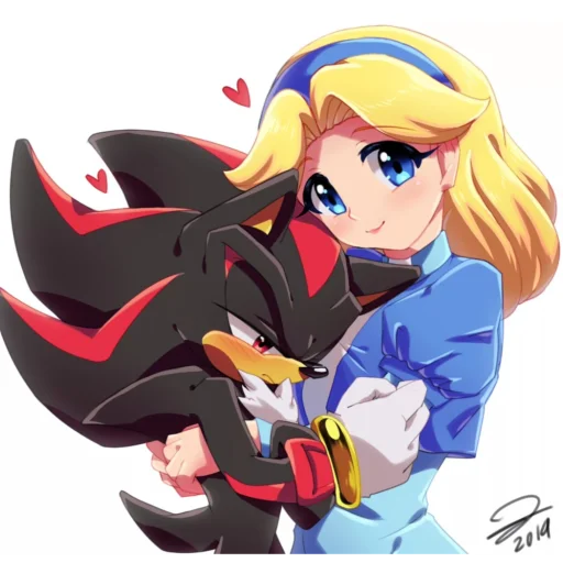 😇 Стикер «Shadow and Maria» для Telegram