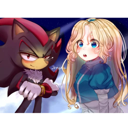 😇 Стикер «Shadow and Maria» для Telegram