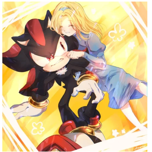 😇 Стикер «Shadow and Maria» для Telegram