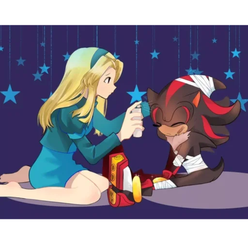 🌟 Стикер «Shadow and Maria» для Telegram