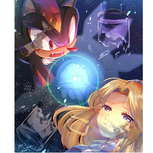 😥 Стикер «Shadow and Maria» для Telegram