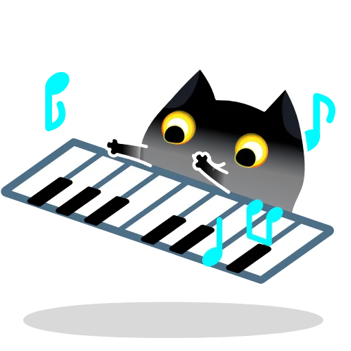 🎵 Стикер «Shadow Kitty» для Telegram