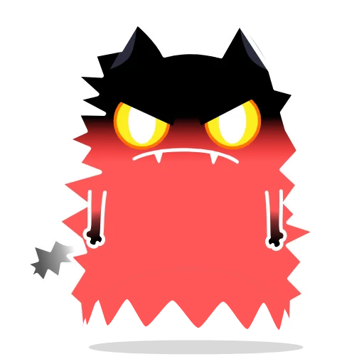 😡 Стикер «Shadow Kitty» для Telegram