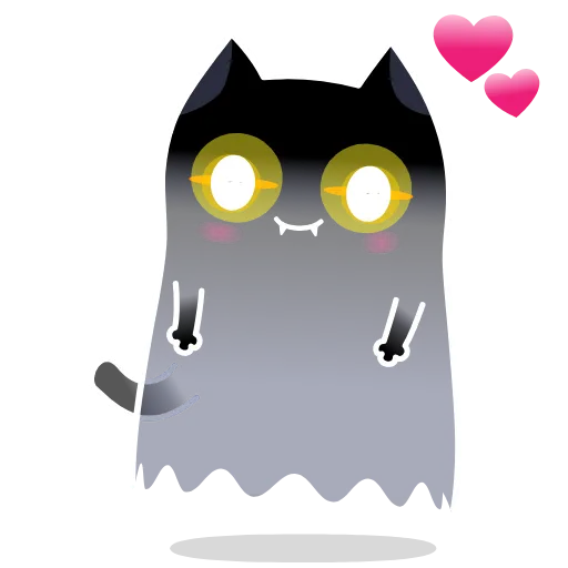 😘 Стикер «Shadow Kitty» для Telegram