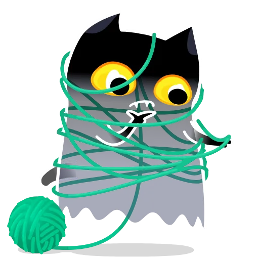 🤔 Стикер «Shadow Kitty» для Telegram