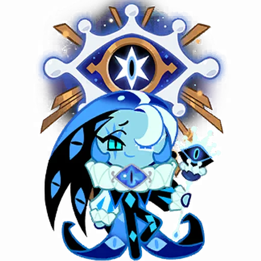 👁️‍🗨️ Стикер «Shadow Milk Cookie» для Telegram
